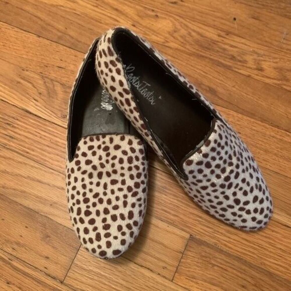 BootsiTootsi Shimmer Leopard Print‎ Smoking Loafer Sz 7 - Picture 4 of 11